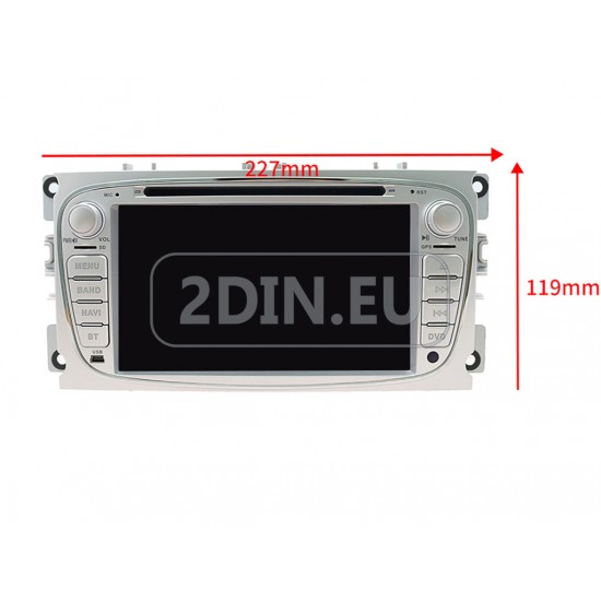 FORD - МУЛТИМЕДИЯ / Навигация android 16 DVD CPU:8-Core, RAM:4Gb светлосива + DSP + CARPLAY + SIM